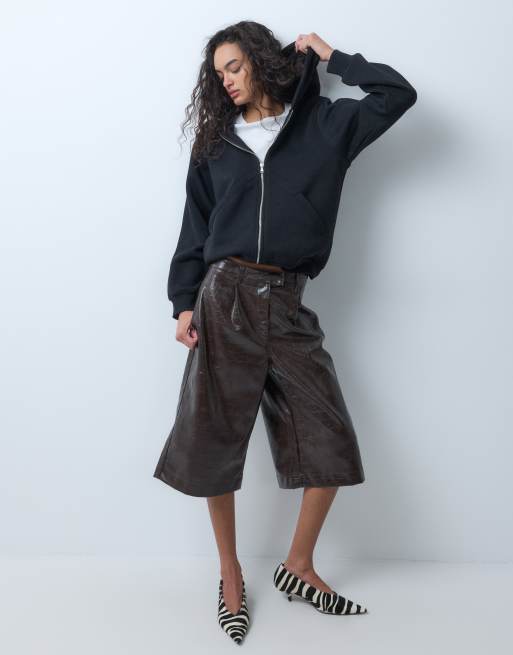 ASOS DESIGN ensemble coordonné à manches longues avec fermeture zippée sur le devant en noir, 2 de 5