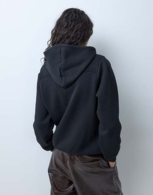 ASOS DESIGN ensemble coordonné à manches longues avec fermeture zippée sur le devant en noir, 5 de 5