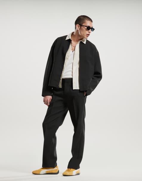 ASOS DESIGN - Ensemble côtelé élégant - Noir - view 1