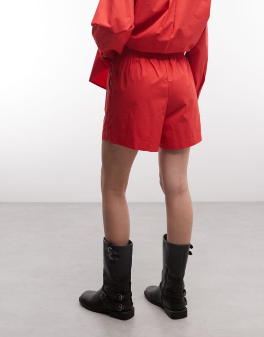 ASOS DESIGN ensemble court long à enfiler rouge, 4 de 5