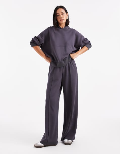 ASOS DESIGN - Ensemble en cupro doux - Gris anthracite - view 1