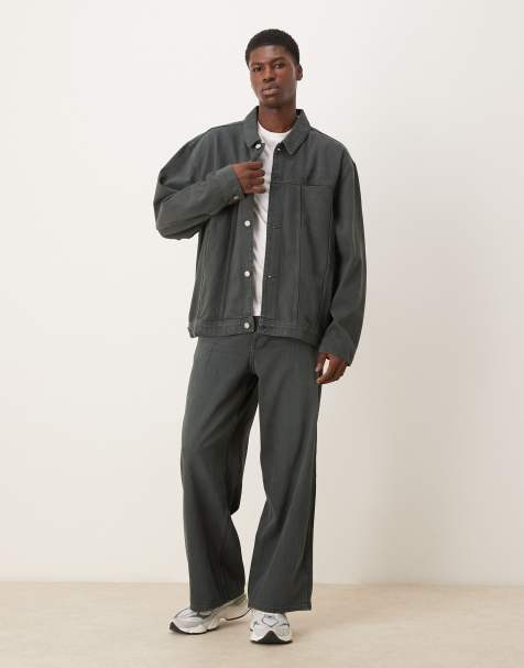 ASOS DESIGN - Ensemble en denim - Soufre délavé - view 1