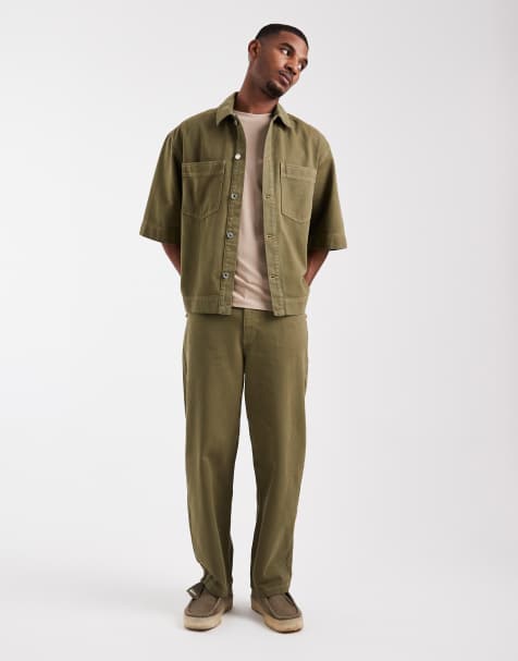 ASOS DESIGN - Ensemble en jean - Kaki - view 1