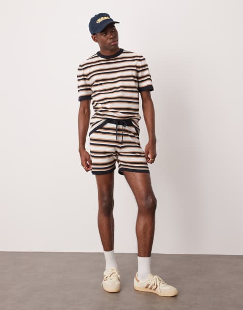 ASOS DESIGN - Ensemble en maille rayée - view 1
