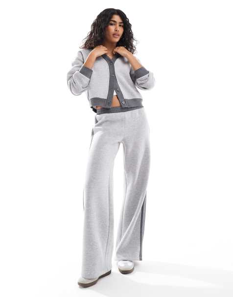 ASOS DESIGN - Ensemble gilet molletonné et pantalon de jogging - Gris chiné - view 1