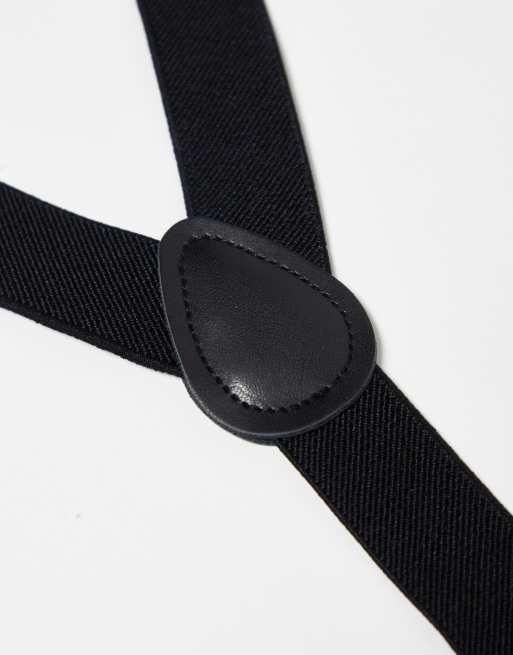ASOS DESIGN - Ensemble nœud papillon et bretelles - Noir, 2 de 4