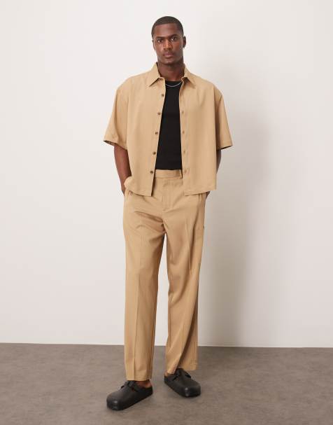 ASOS DESIGN - Ensemble oversize coupe carrée - Marron - view 1