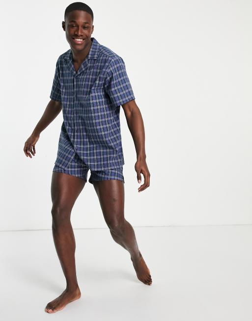 ASOS DESIGN - Ensemble pyjama confort avec chemise et short à carreaux, 4 de 4