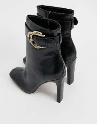 asos black boots ankle