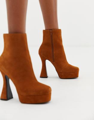 suede platform boots