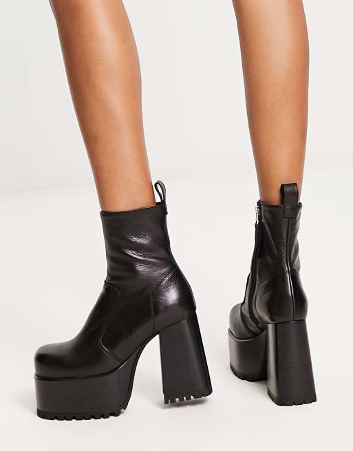 Asos electrifying platform ankle on sale boots