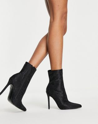  Esme embellished heeled sock boots 