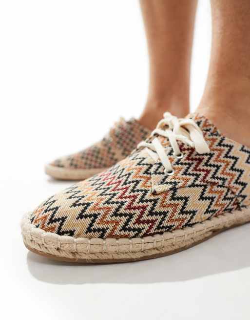 ASOS DESIGN - Espadrilles à lacets et motif tissé, 4 de 4