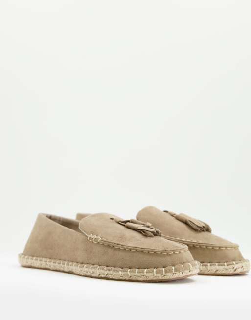 ASOS DESIGN - Espadrilles color pietra con nappe 