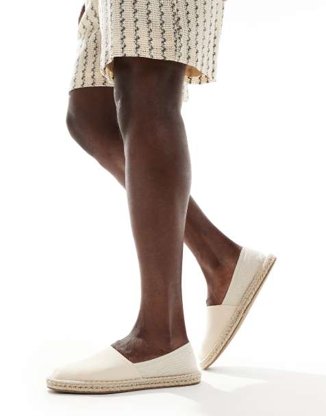 ASOS DESIGN - Espadrilles en toile mélangée - Blanc cassé - view 1