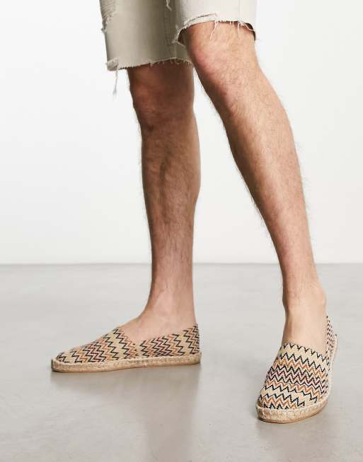 banner bericht rotatie ASOS DESIGN espadrilles in aztec print | ASOS