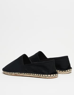 Asos Design Espadrilles In Black