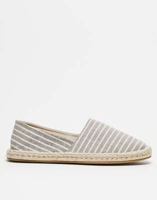 Asos Design Espadrilles In Gray
