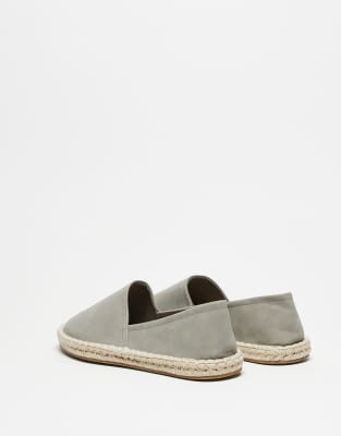 Asos Design Espadrilles In Gray