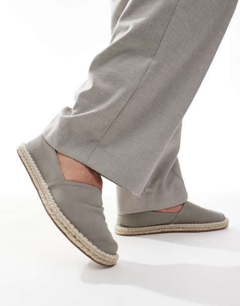 ASOS DESIGN espadrilles in grey - view 1