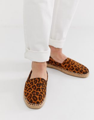 asos leopard espadrilles