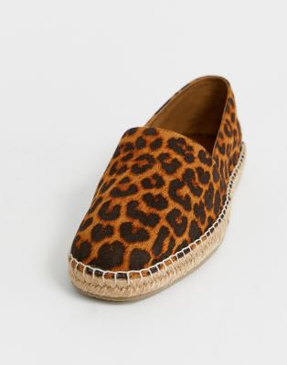 asos leopard espadrilles