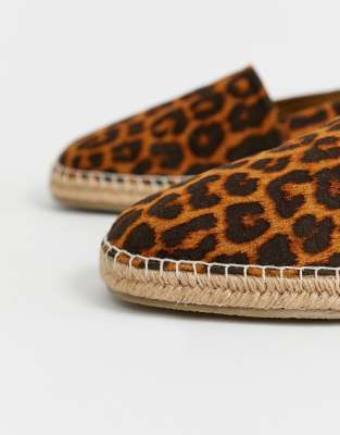 asos leopard espadrilles