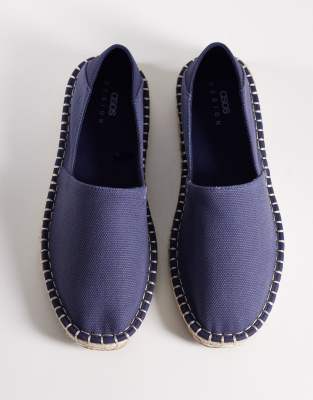 Asos Design Espadrilles In Blue