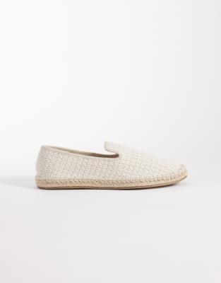 ASOS DESIGN ASOS DESIGN espadrilles in off white natural weave