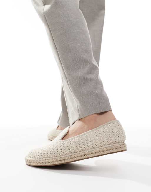 ASOS DESIGN espadrilles in off white weave, 3 of 4