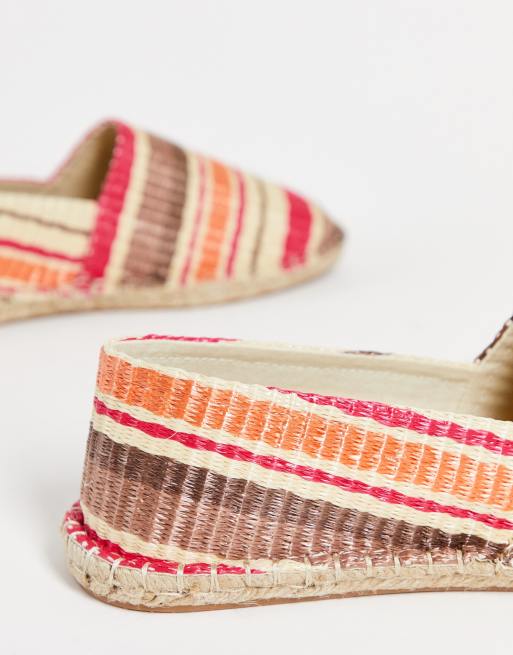 ASOS DESIGN – Espadrilles in Rot und Naturton, Flechtoptik, 4 von 4
