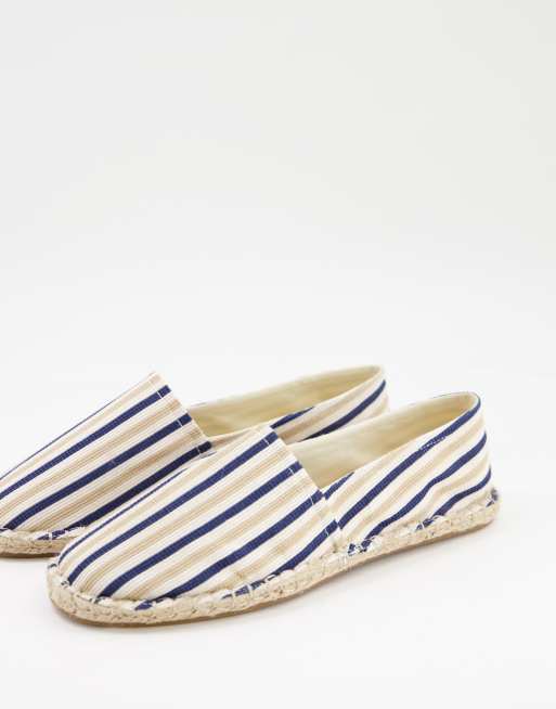 ASOS DESIGN espadrilles in stripe fabric