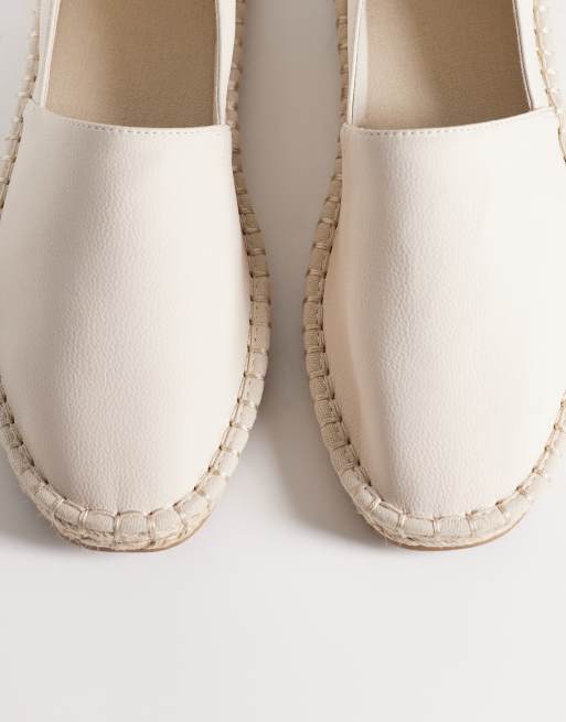 ASOS DESIGN espadrilles in tumbled beige, 3 of 4