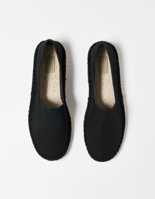 ASOS DESIGN - Espadrilles - Toile noire
