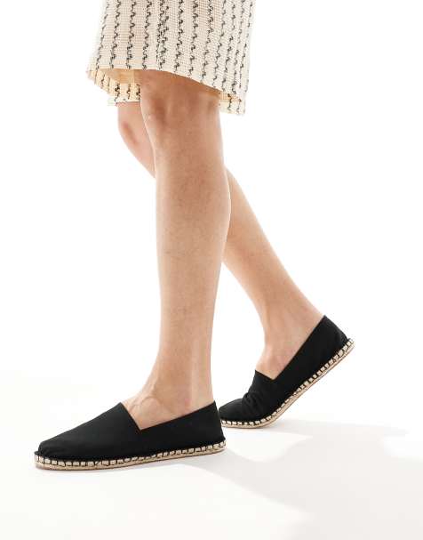 ASOS DESIGN - Espadrilles van canvas in zwart - view 1