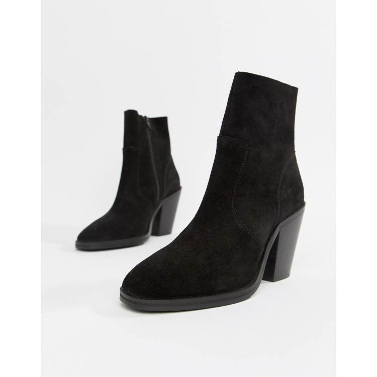 Asos design espresso store suede ankle boots