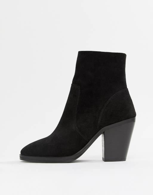 Asos design espresso store suede ankle boots