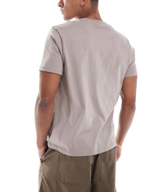 ASOS DESIGN essential 3 pack t-shirt in brown, stone and white    