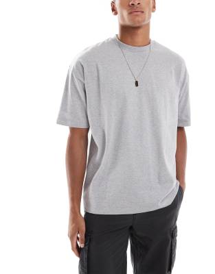Asos Design Essential 5 Pack Oversized T-shirts In Black
