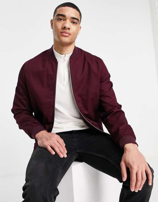 Burgundy jacket on sale