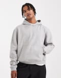 [ASOS DESIGN] ASOS DESIGN essential boxy oversized hoodie in grey marl XS Grey marle