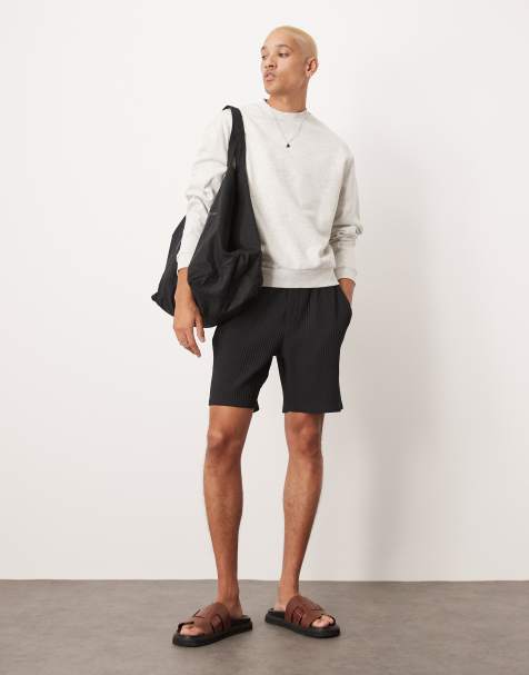 ASOS DESIGN essential boxy oversized sweatshirt in heather gray - view 1