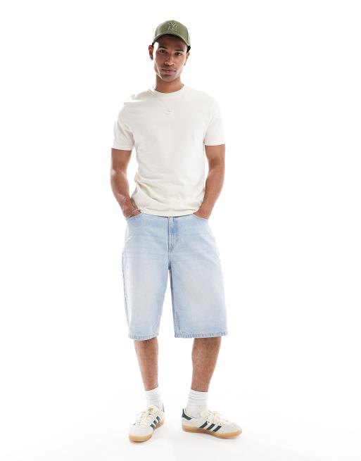 ASOS DESIGN - Essential - Cremehvid T-shirt med rund hals
