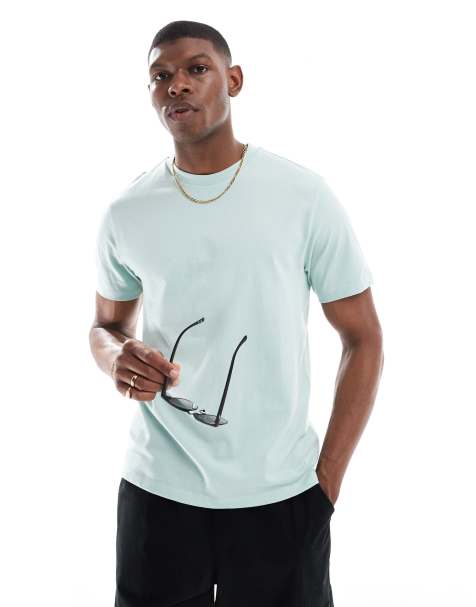 ASOS DESIGN essential crew neck t-shirt in blue - view 1