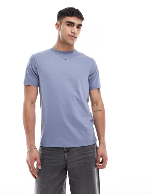 ASOS DESIGN essential crew neck t-shirt in blue
