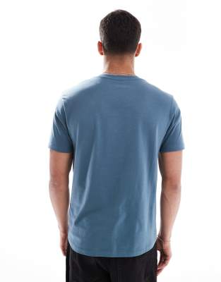 Asos Design Essential Crew Neck T-shirt In Blue
