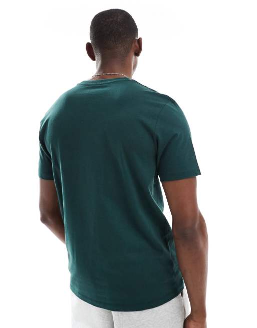 ASOS DESIGN essential crew neck t-shirt in dark green