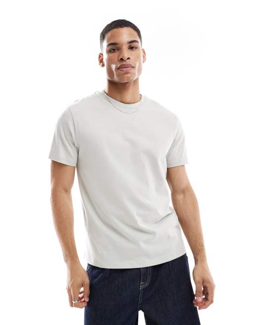ASOS DESIGN essential crew neck t-shirt in gray   