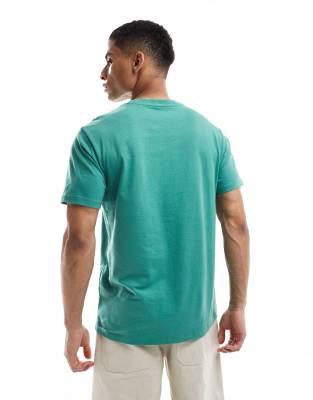 Asos Design Essential Crew Neck T-shirt In Green