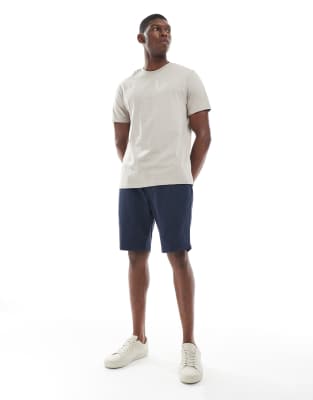 Asos Design Essential Crew Neck T-shirt In Neutral